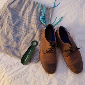 Brown suede John Fluevog shoes